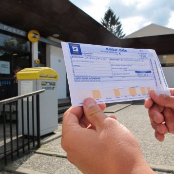 Mandat cash La Poste supprimé