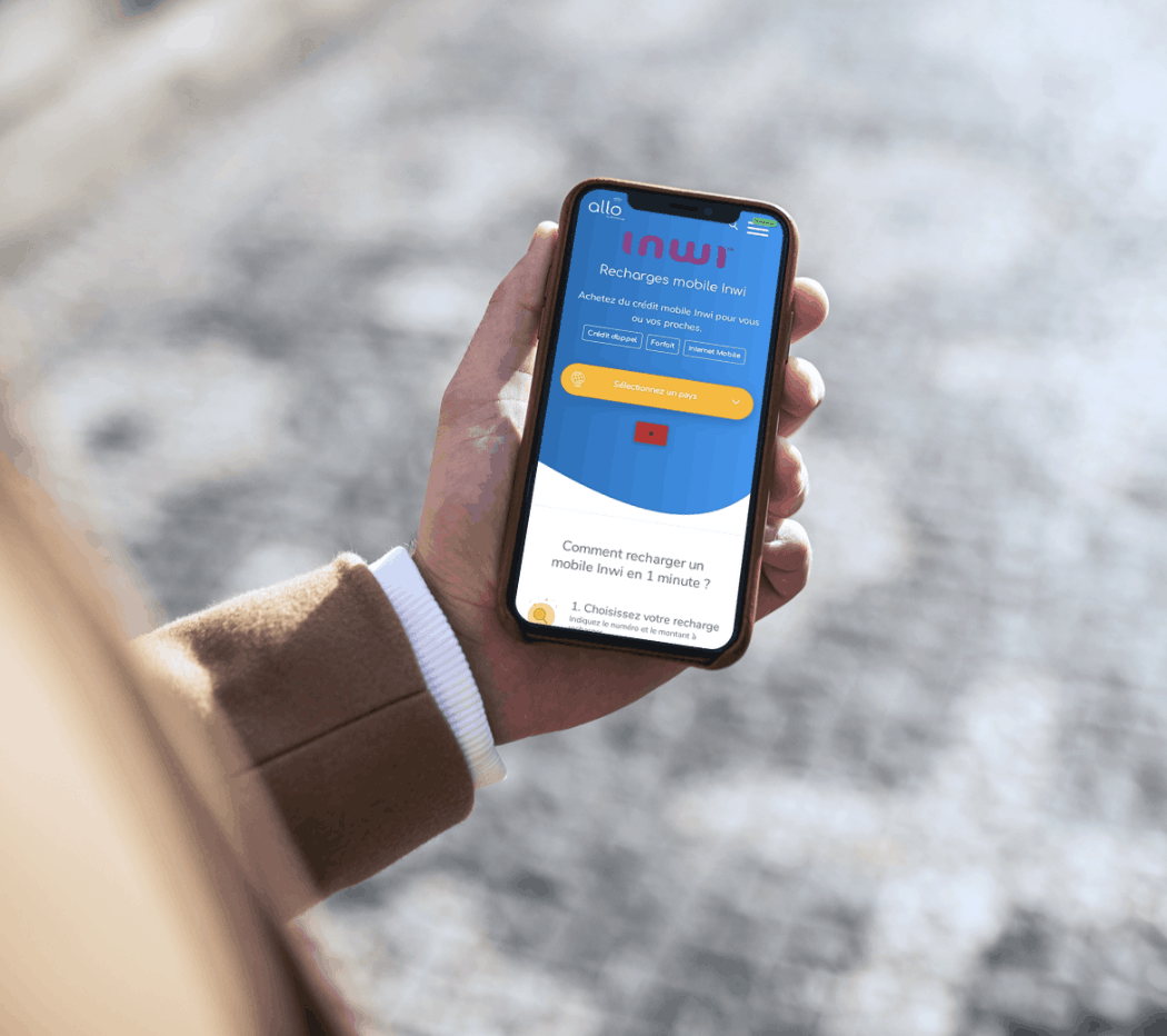 Recharge Inwi depuis la France