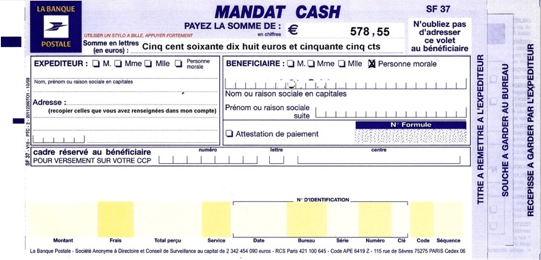 Mandat Cash