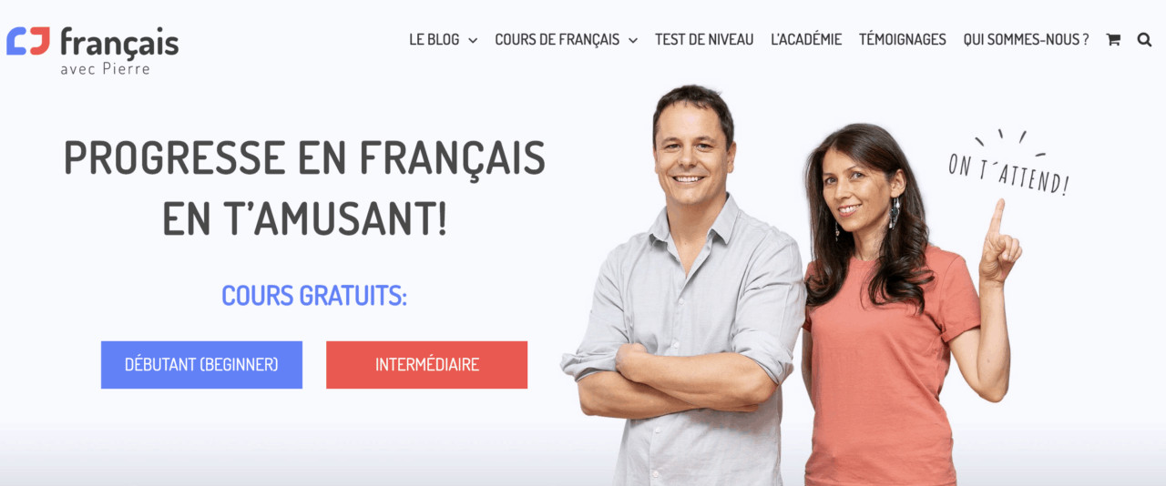 Français avec Pierre : cours de français en ligne