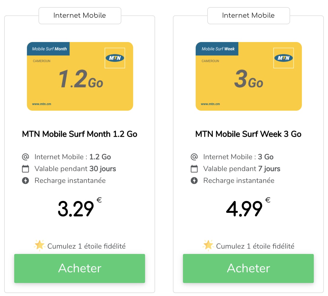 MTN Recharge Internet