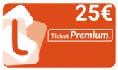 Ticket Premium en ligne 25€