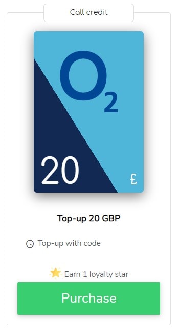 £20 O2 online voucher with Allo by Monisnap
