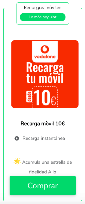 Recarga Vodafone