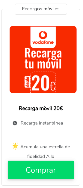 Recarga Vodafone
