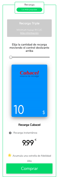 Recarga Cubacel