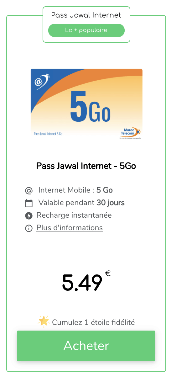 Pass Jawal Internet