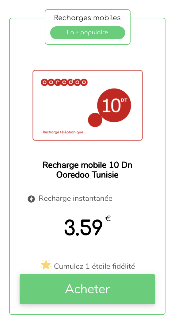 Recharge Ooredoo