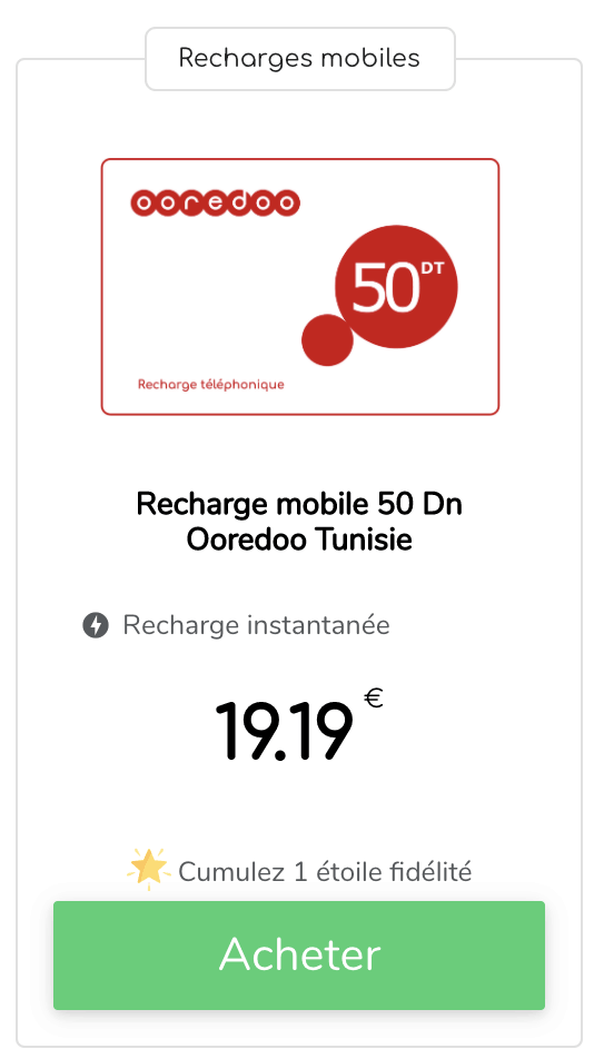 Recharge Ooredoo