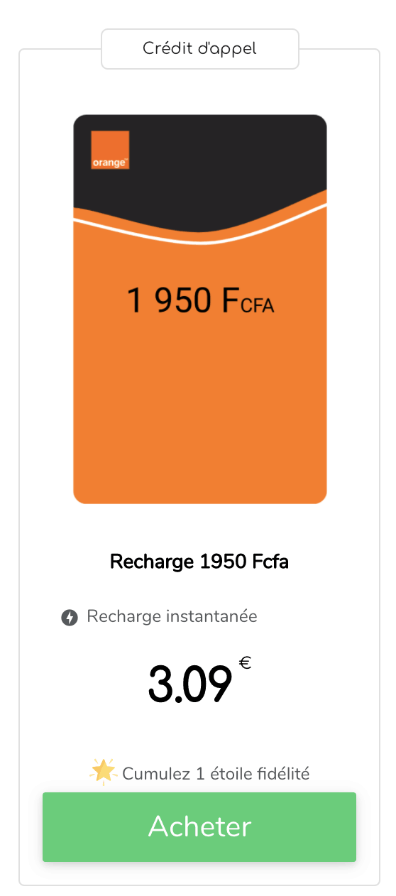 Recharge Orange Côte d'Ivoire : meilleurs tarifs