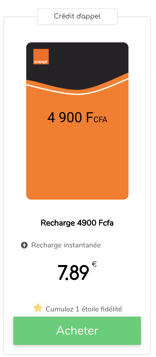 Recharge Orange Cameroun : Service Client