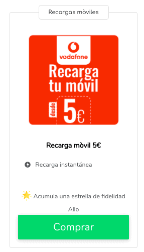 Recarga Vodafone