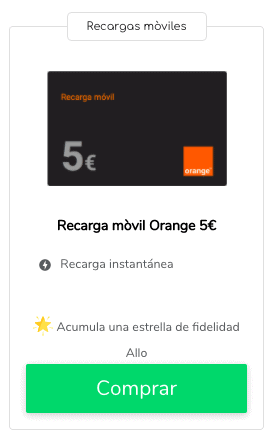Recargar un móvil Orange