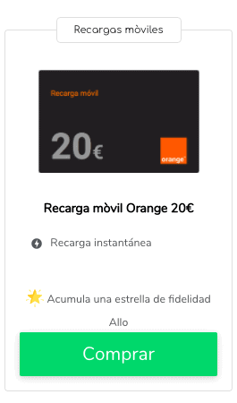 Recargar un móvil Orange