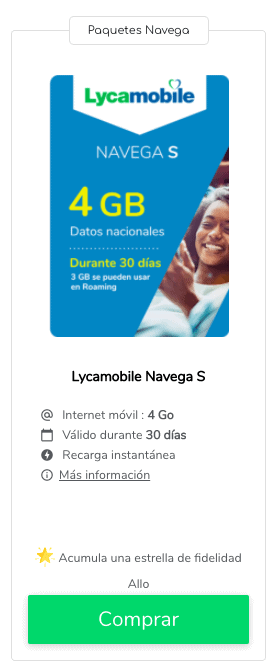 Recargar un móvil Lycamobile