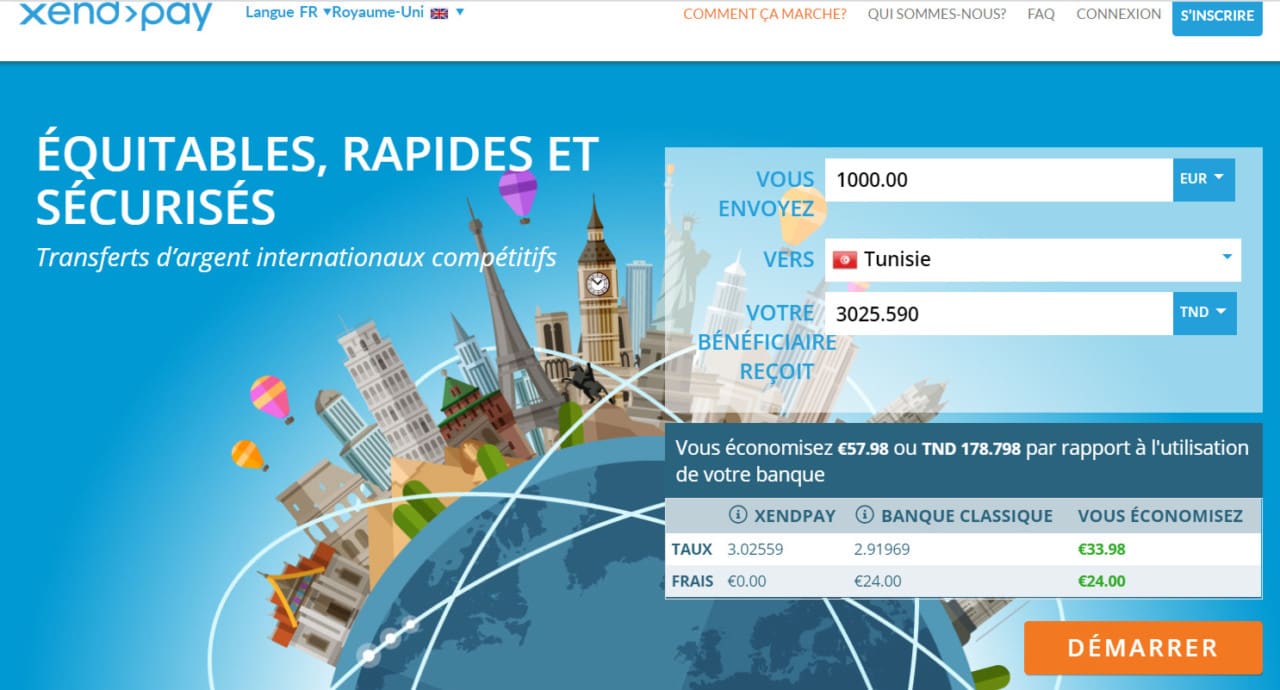Xendpay Tunisie