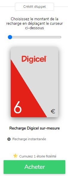 Recharge Digicel Guyane