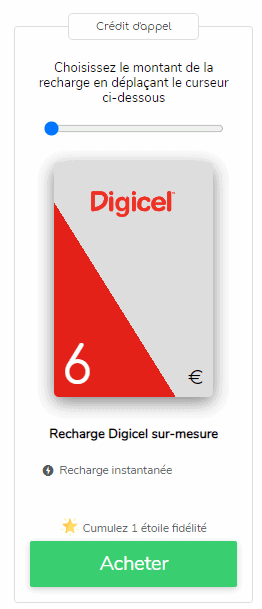 Recharge Digicel Guadeloupe