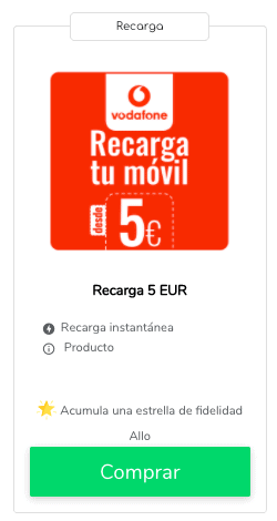 Recarga Vodafone Yu online: las mejores ofertas