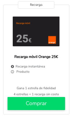 Recargar un móvil Orange: recargas y minutos