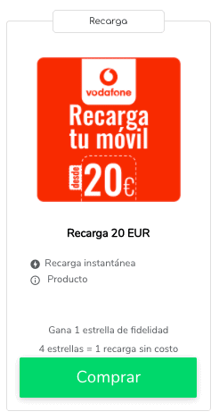 Recargas Vodafone online : Atención al cliente