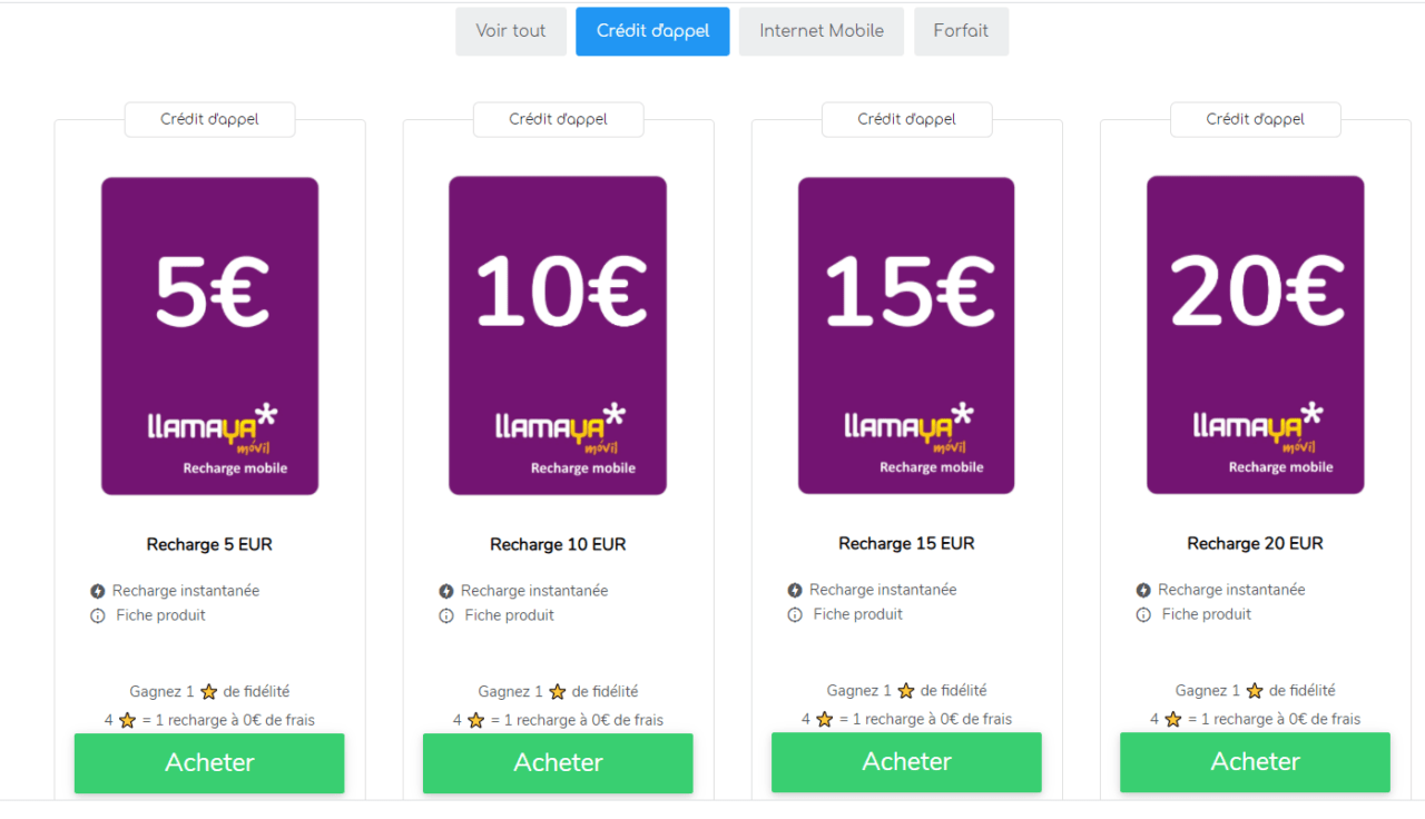 Recargar móvil Llamaya: más al mejor precio