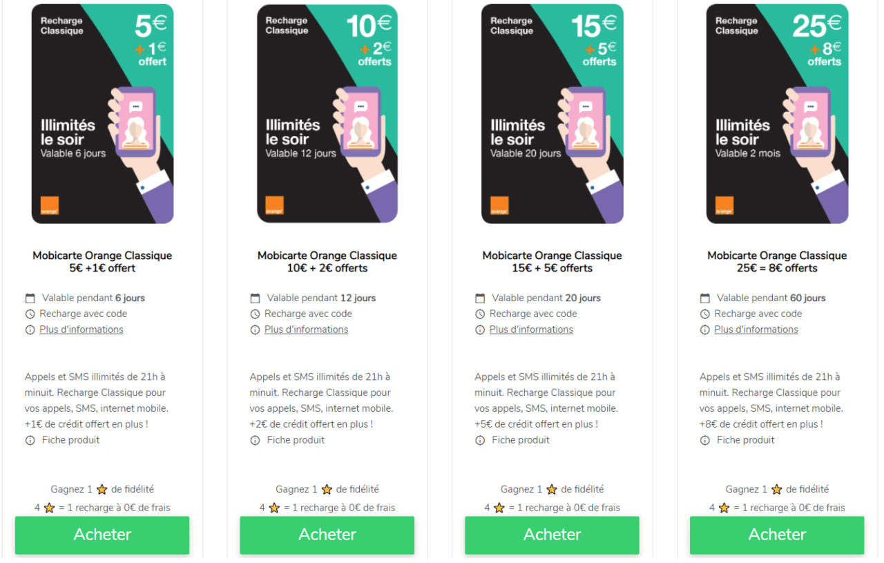 Recargar tarjeta Orange: lo mejor del mercado