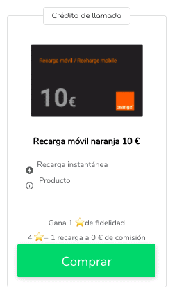 Recargar saldo Orange: ofertas y promociones