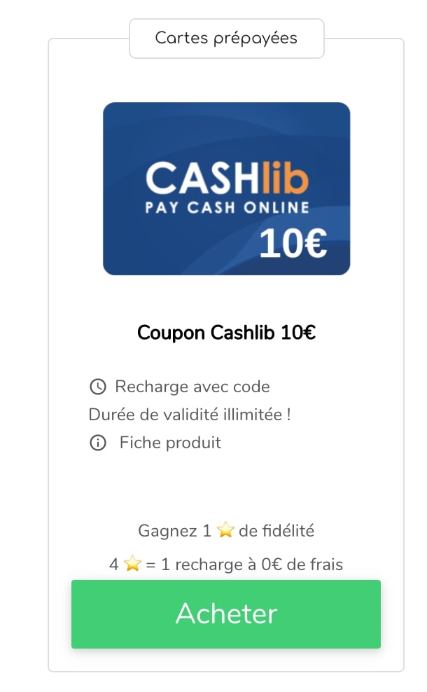 Acheter CASHlib par SMS : comment faire ? 