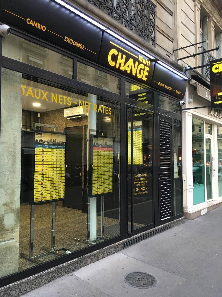 Bureau de change Paris 8 : échanger de la monnaie