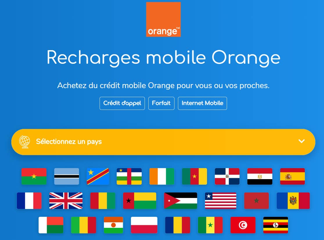 Recarga mi Orange: recargas y minutos