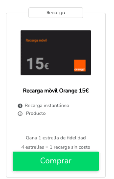 Recarga Orange mundo: ofertas y promociones