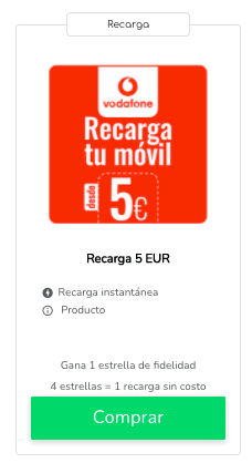 Mi Vodafone recarga: las mejores ofertas