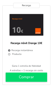 Recargar móvil online: recargas y minutos