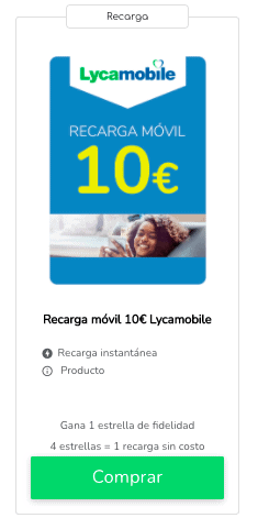 Recarga online: más al mejor precio