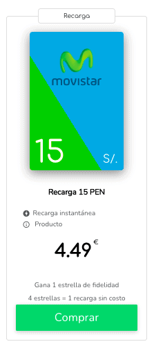 Recarga online: recarga Movistar