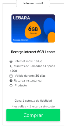 Recarga online: sin contratiempos