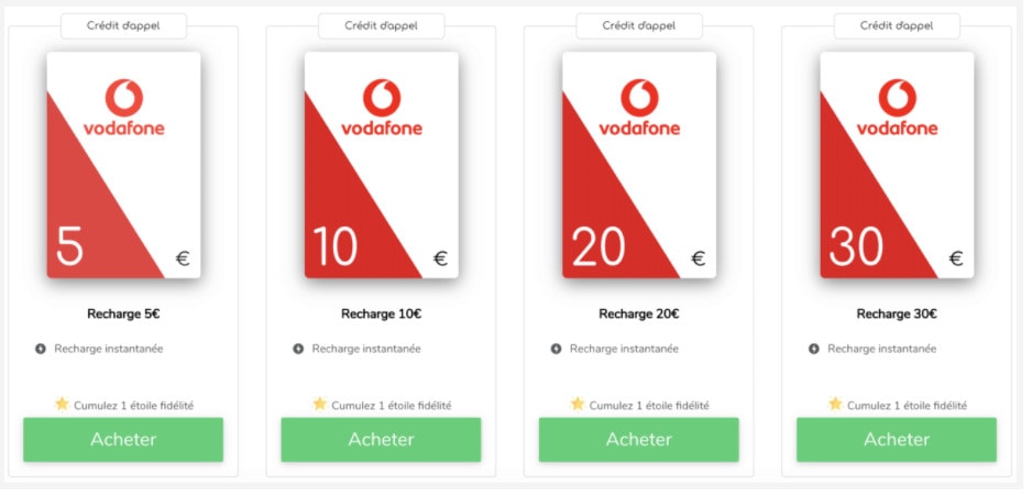 Vodafone fácil recarga mínima: las mejores ofetas del mercado