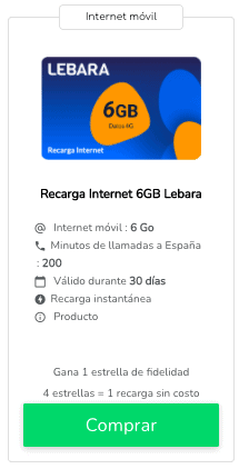 Recarga Lebara datos: recarga movil
