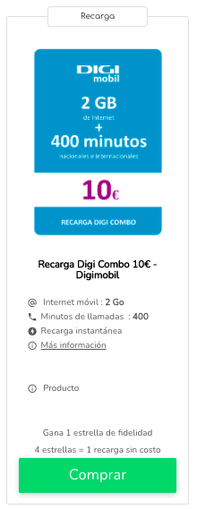 Digi Mobil ES recarga: las mejores ofertas