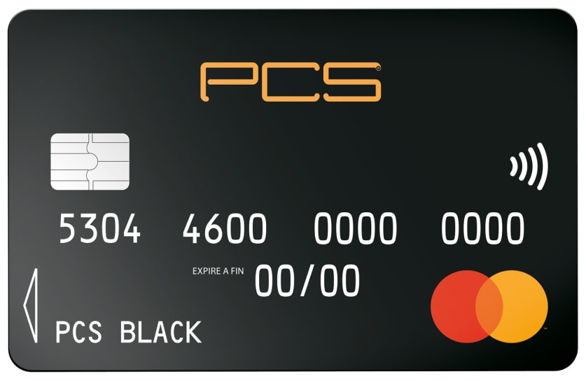 PCS Black : recharger sa carte