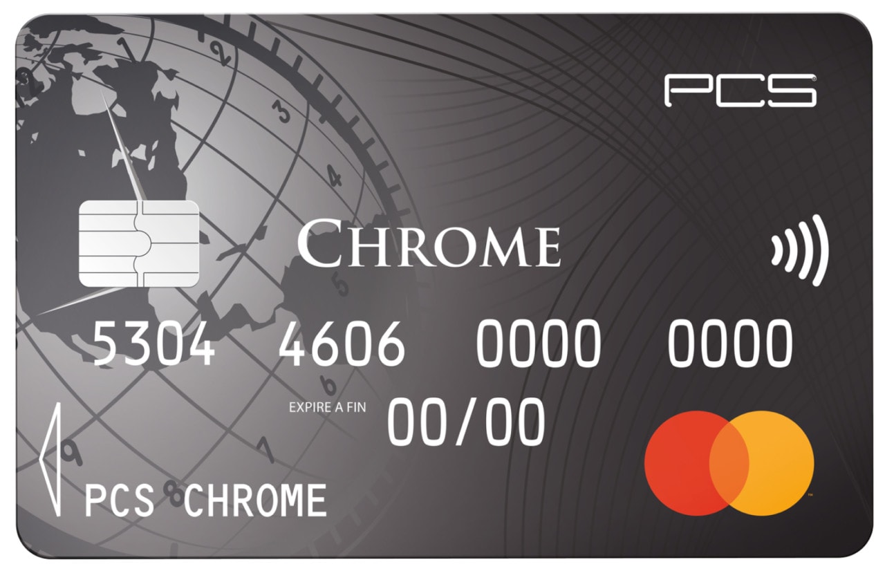 PCS Chrome : recharger sa carte