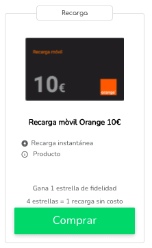 Recargas telefónicas: recargas y minutos