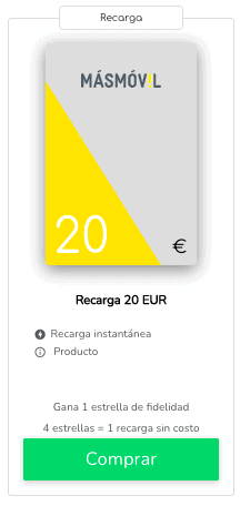 Recarga MásMóvil: promociones para tu móvil