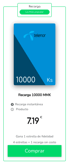 Telenor recarga online: recargas y minutos