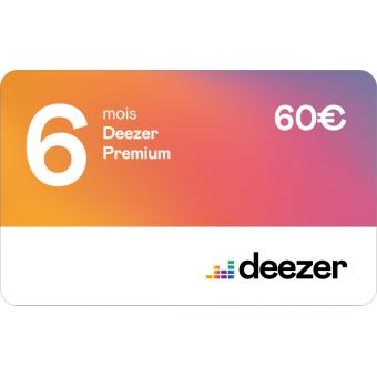 Carte Deezer : prix