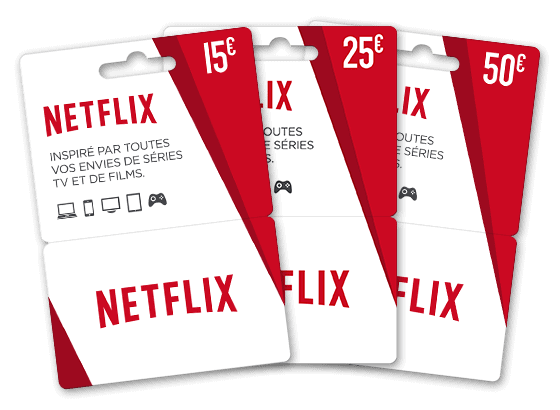 Carte cadeau Netflix : meilleures offres