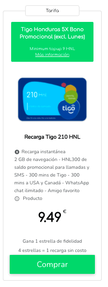 Tigo Honduras: ofertas y promociones
