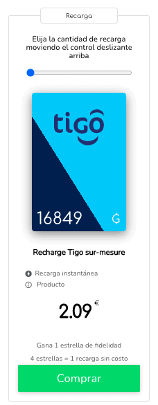Recarga Tigo Paraguay: recargas y minutos