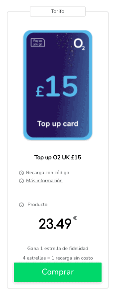 O2 UK: recargas y mucho más